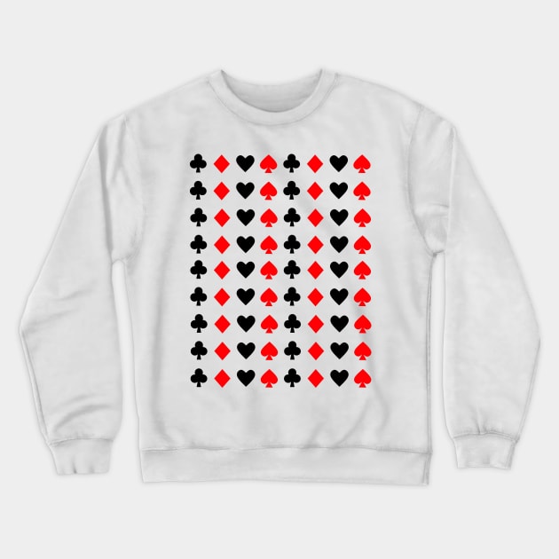 Playing Cards Crewneck Sweatshirt by SartorisArt1